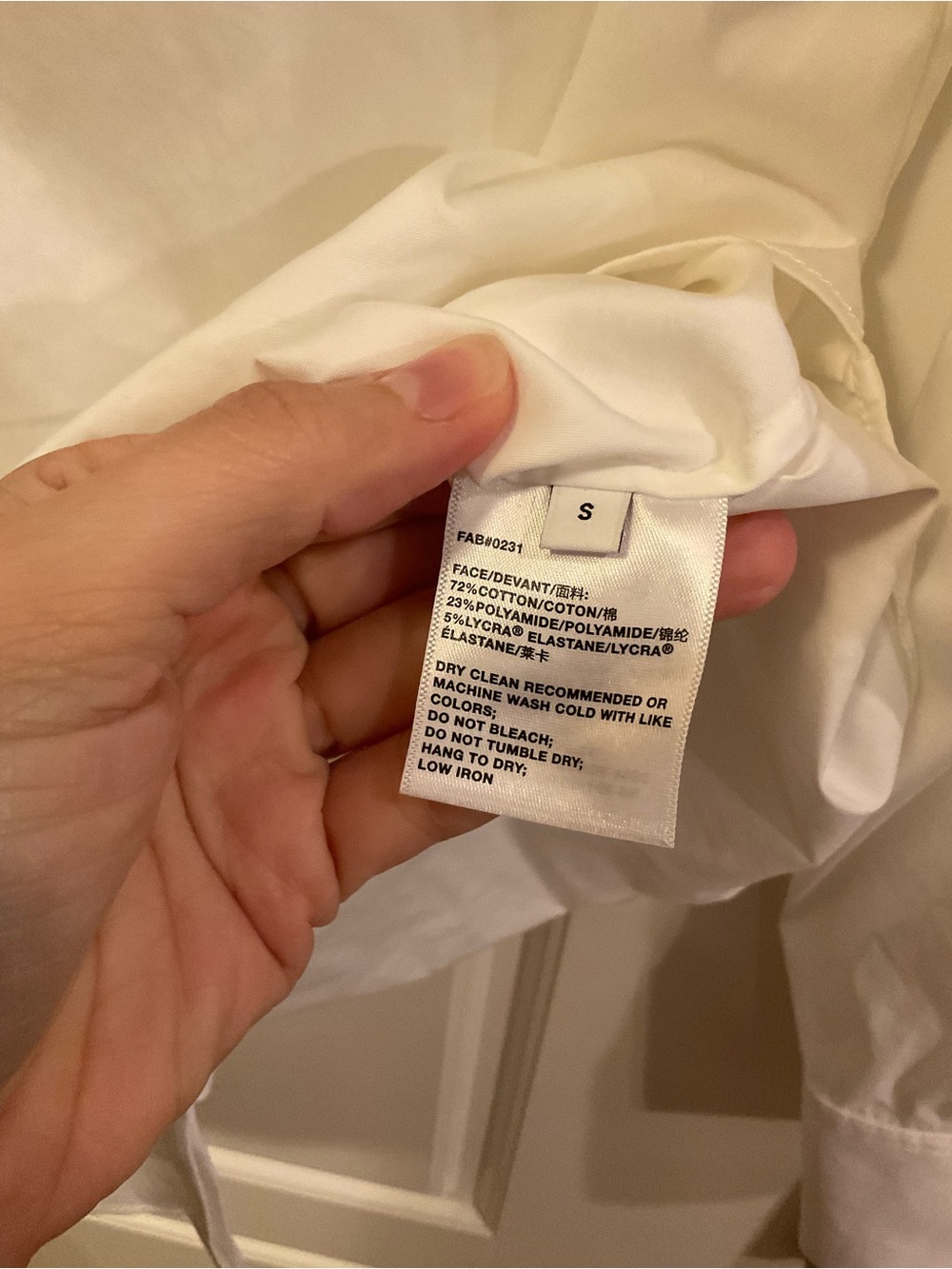 Lafayette 148 New York Stretch Cotton Straight Shirt S - Picture 5 of 5